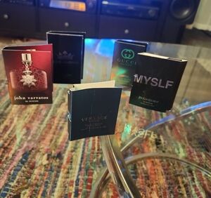 Versace and Gucci Fragrance Sample Set